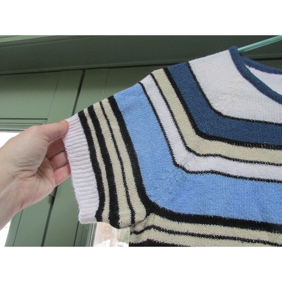 Carolyn Taylor for by Design Essentials Women's Short Sleeve Sweater Size S - Picture 3 of 5